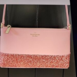Kate Spade Pink Glitter Crossbody Bag